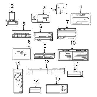 Scion OE - Information Labels - Labels