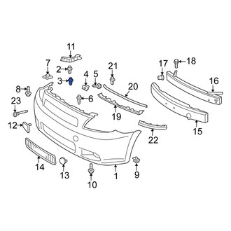 Scion OE - Front Bumper Cover Retainer