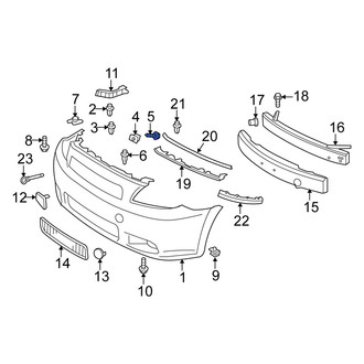 Scion OE - Front License Plate Bracket Screw