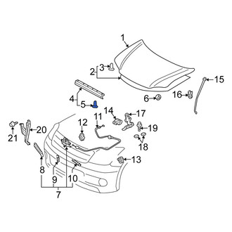 Scion OE - Hood Seal Clip