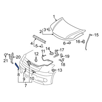 Scion OE - Front Hood Pop Up Spring