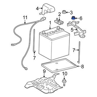 Scion OE - Battery Hold Down Nut