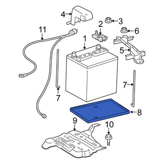 Scion OE - Battery Tray