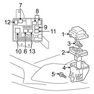 Scion OE - Electrical Components (Engine Compartment)