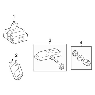 Scion OE - Electrical - Tire Pressure Monitor Components