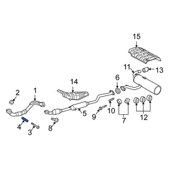 Scion OE - Exhaust Bolt Spring