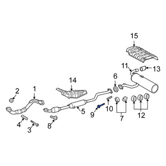Scion OE - Exhaust Muffler Bolt