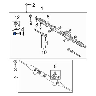 Scion OE - Steering Tie Rod Nut