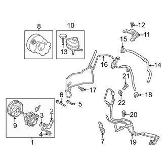 Scion OE - Steering Gear & Linkage - Pump & Hoses