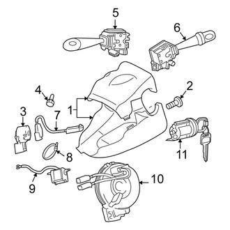Scion OE - Steering Column - Shroud, Switches & Levers
