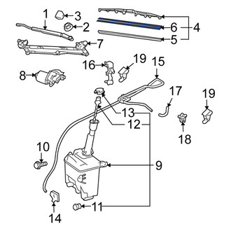 Scion OE - Left Wiper Blade
