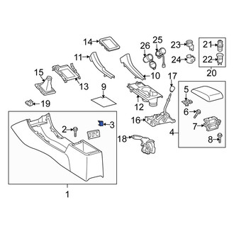 Scion OE - Instrument Panel Cover