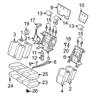 Scion OE - Seat Cushion Clip