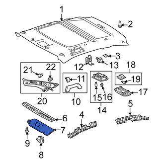 Scion OE - Left Sun Visor