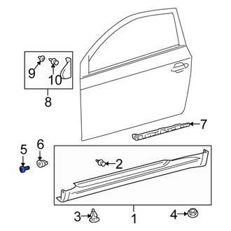 Scion OE - Rocker Panel Molding Screw