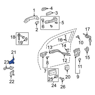 Scion OE - Front Right Upper Door Hinge