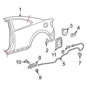 Scion OE - Quarter Panel & Components