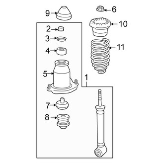 Scion OE - Rear Suspension - Struts & Components