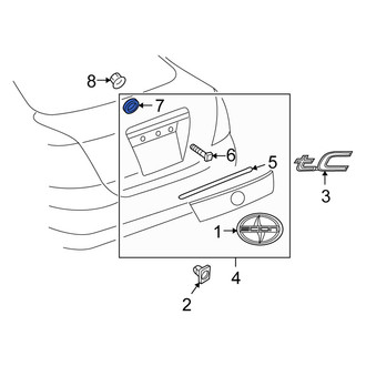 Scion OE - Liftgate Finish Panel Gasket