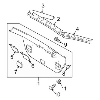 Scion OE - Lift Gate - Interior Trim