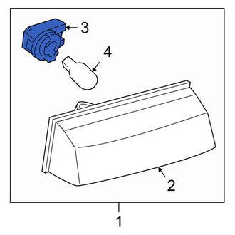 Scion OE - Rear License Plate Light Socket