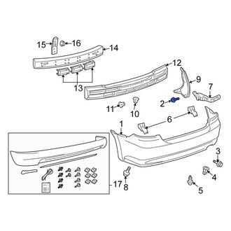 Scion OE - Front License Plate Bracket Screw