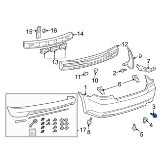 Scion OE - Rear Bumper Cover Stop