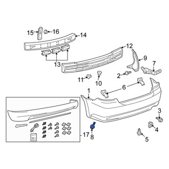 Scion OE - Front License Plate Bracket Screw