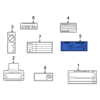 Scion OE - Tire Information Label
