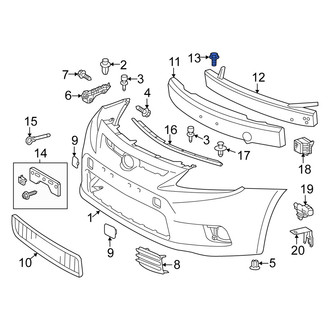 Scion OE - Bumper Impact Bar Bolt