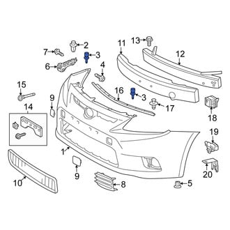 Scion OE - Bumper Cover Insulator