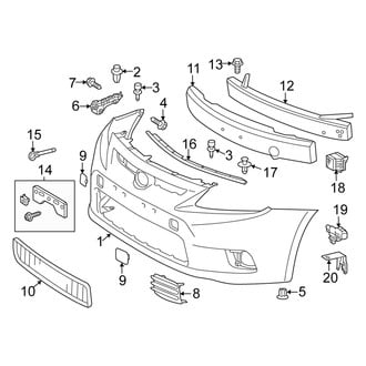 Scion OE - Front Bumper - Bumper & Components