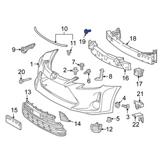 Scion OE - Bumper Impact Bar Bolt