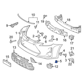 Scion OE - Front Bumper Cover Grommet