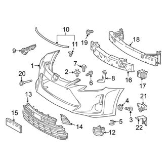 Scion OE - Front Bumper - Bumper & Components