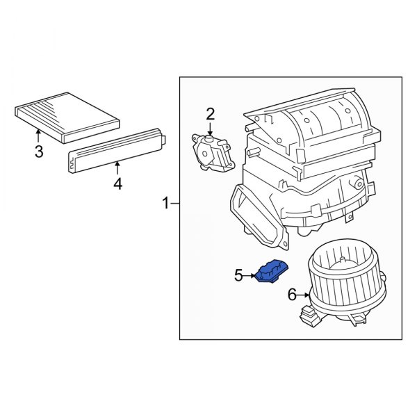 HVAC Blower Motor Resistor