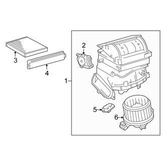 Scion OE - Air Conditioner & Heater - Blower Motor & Fan