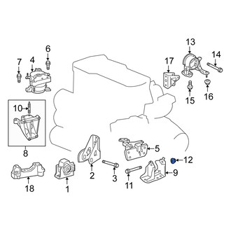 Scion OE - Engine Mount Nut
