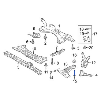 Scion OE - Rear Lower Suspension Control Arm Bolt