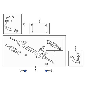 Scion OE - Suspension Control Arm Nut