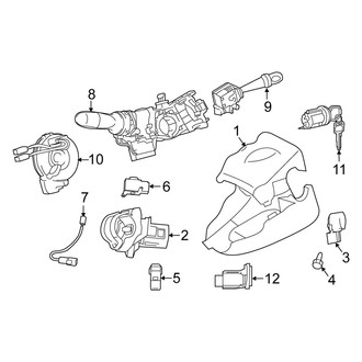 Scion OE - Steering Column - Shroud, Switches & Levers