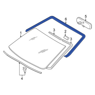 Scion OE - Front Windshield Molding