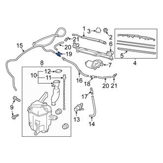 Scion OE - Front Windshield Washer Check Valve