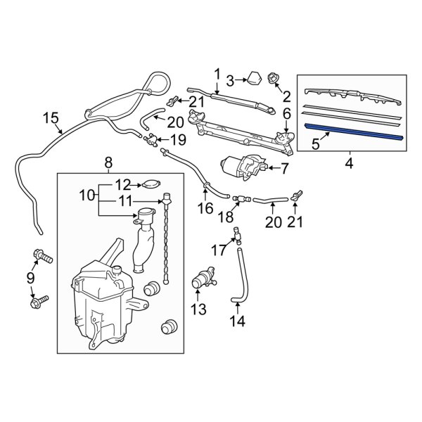 Windshield Wiper Blade Refill