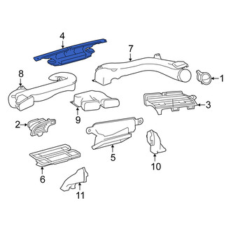 Scion OE - Upper Instrument Panel Air Duct