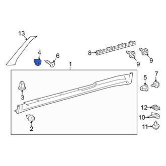 Scion OE - Rocker Panel Molding Nut