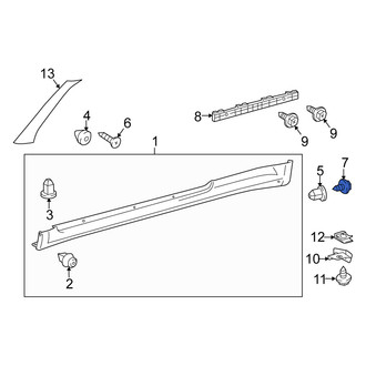 Scion OE - Rear Body Trim Molding Screw