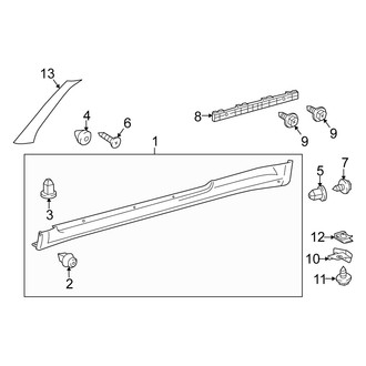 Scion OE - Pillars, Rocker & Floor - Exterior Trim