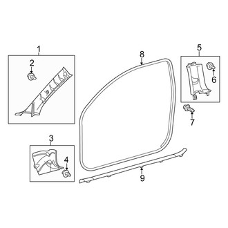 Scion OE - Pillars, Rocker & Floor - Interior Trim