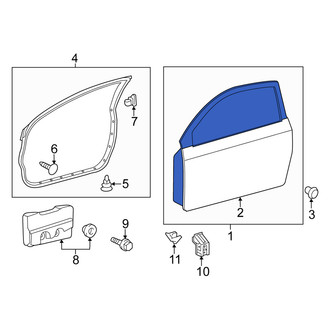Scion OE - Front Right Door Shell